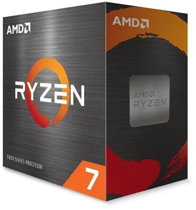 Boîtier processeur AMD Ryzen 7 5700 AM4 8 cœurs 3.7 GHz design noir orange