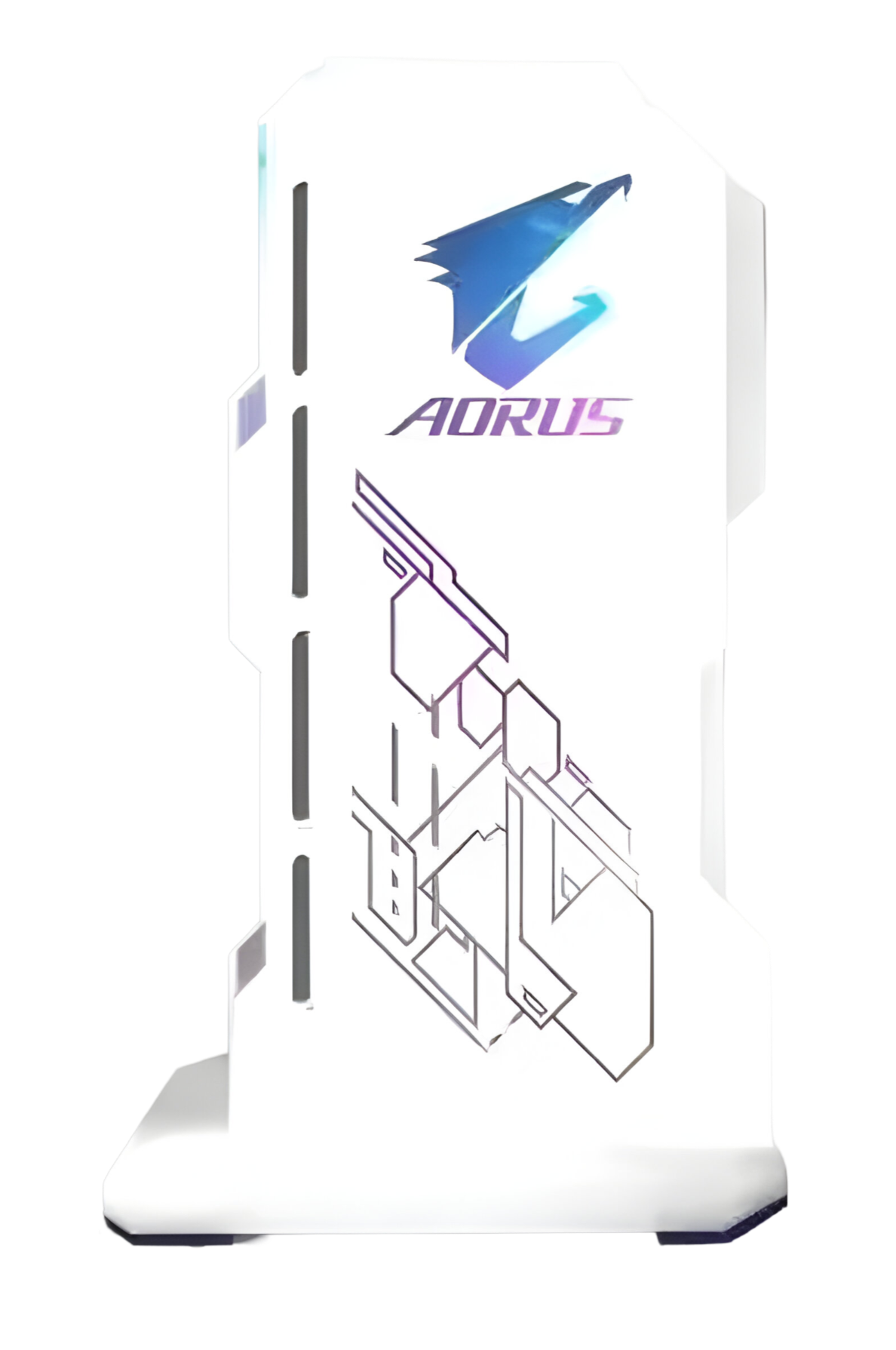 Support GPU 5v 3Pin RGB - AORUS - Blanc image 0