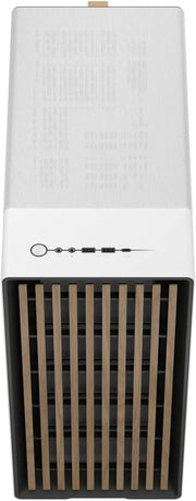 Purificateur d’air blanc et noir Fractal Design North XL RC Chalk White avec lattes en bois