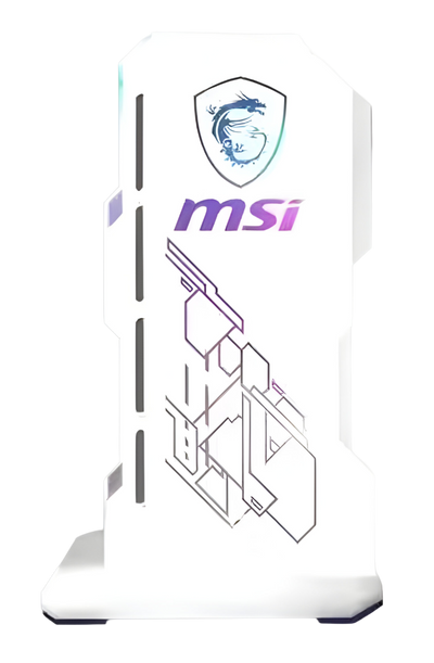 Support GPU 5v 3Pin RGB - MSI - Blanc image 0