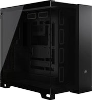 Corsair 6500X Noir boîtier noir mat panneau verre brillant