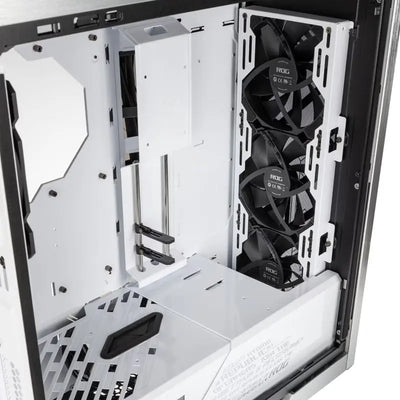 Boîtier PC gaming ASUS ROG Strix Helios RGB NOIR blanc avec ventilateurs noirs