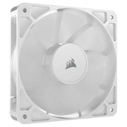 Ventilateur Corsair RS 120 mm blanc à pales translucides et logo central - Ventilateurs Supplémentaires