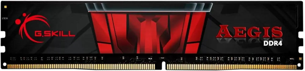 Barrette mémoire RAM G.Skill Aegis DDR4 8 Go 3200 MHz rouge noir géométrique
