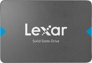 Lexar Disque SSD 2.5 pouces 128 Go boîtier noir mat triangles bleus