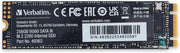 Disque SSD Verbatim Vi560 256Go SATA III M.2 2280 étiquette noire contacts or - Stockage