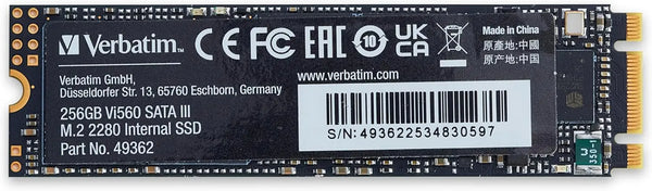Disque SSD Verbatim Vi560 S3 256Go - S-ATA M.2  2280M/B s