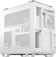 Boîtier PC ASUS TUF Gaming GT502 Horizon ARGB Blanc mat blanc avec logo 502 TUF