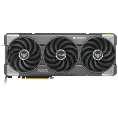 Carte graphique Asus TUF Gaming GeForce RTX 5070 OC avec trois ventilateurs noirs