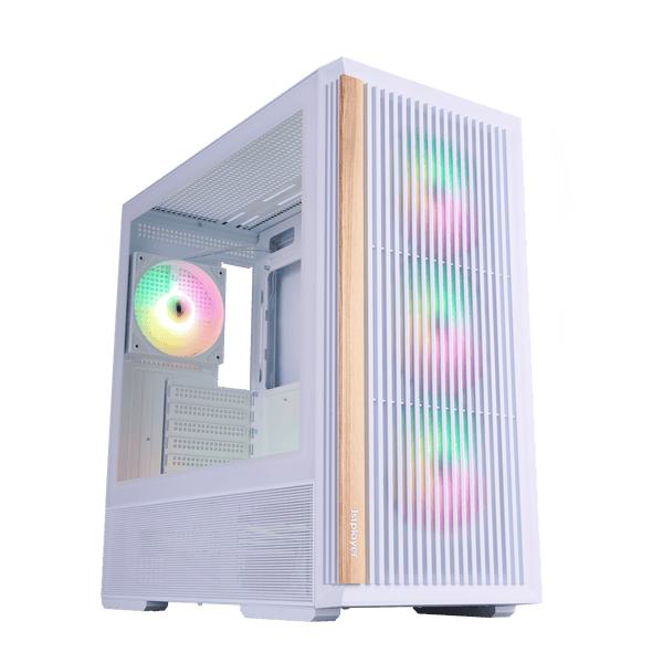 Boîtier PC 1stPlayer WD7 ARGB Blanc - vue principale