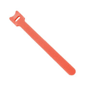 Sangle auto-adhésive scratch vive corail texturée avec onglet moulé