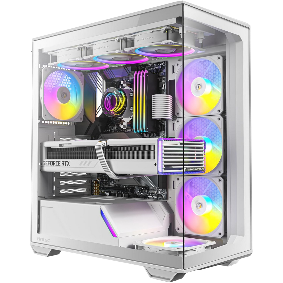 PC Gamer ANTEC C3 Blanc x Starter | Ryzen 7 8700F × RTX 5060 8 Go