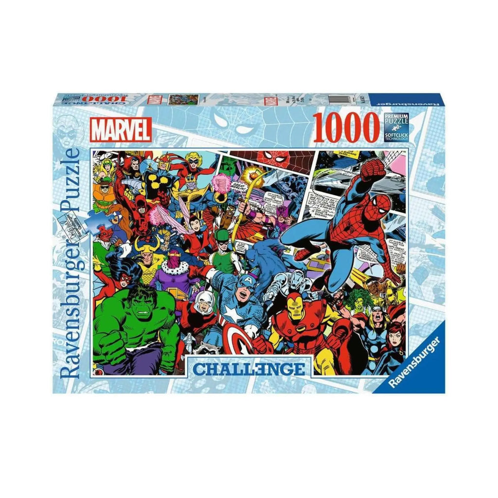 Puzzle Ravensburger – Challenge Marvel (1000 pièces) Pixel 404