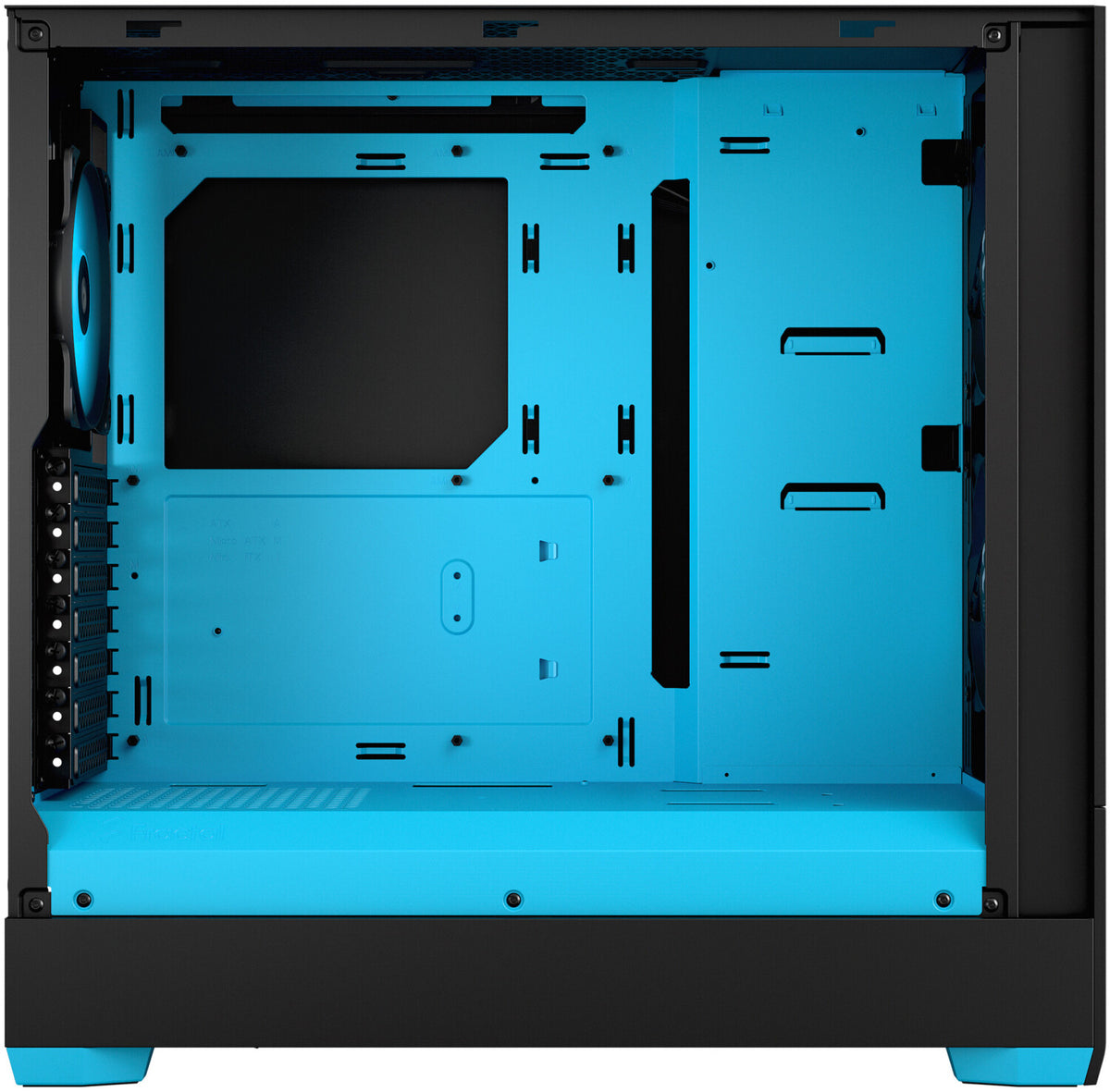 Fractal Design Pop Air - RGB Cyan Core TG Clear Tint image 4