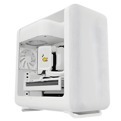 PC Gamer HYTE X50 Blanc – Perf Max x Ryzen 7 9800X3D × RTX 5070 TI