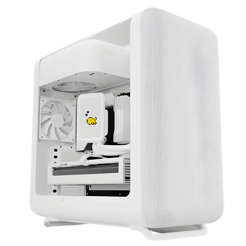 PC Gamer HYTE X50 Blanc x Starter | Ryzen 5 8400F × RTX 5060 8 Go