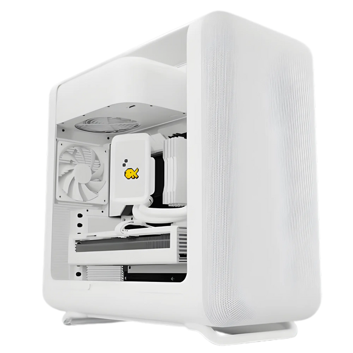 PC Gamer HYTE X50 Blanc x Starter | Ryzen 5 5500 × RTX 5060 8 Go