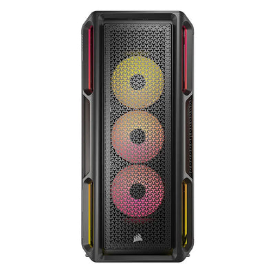 Boîtier Corsair iCUE LINK 5000T LX RGB NOIR avec 3 ventilateurs RGB empilés