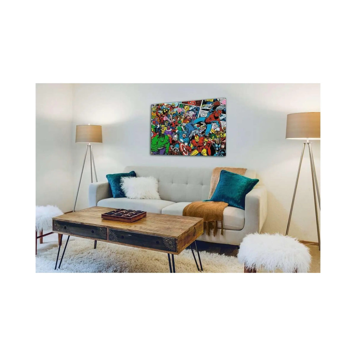 Puzzle Ravensburger – Challenge Marvel (1000 pièces) Pixel 404