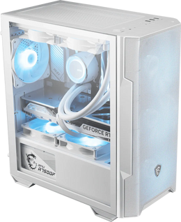 PC Gamer MSI MAG FORGE M100R Blanc x Petit Budget | Ryzen 5 5500 x RTX 5050