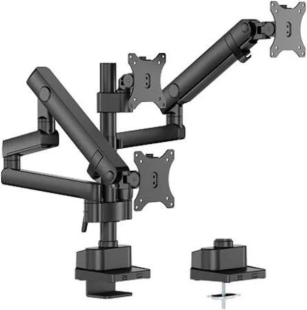 Support Bras Mécanique - Noir - 3 moniteurs - 17" - 32" image 0
