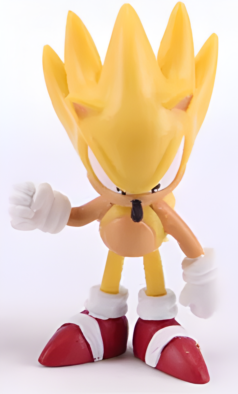 Figurine Sonic - Super Sonic - 01  - 7 cm image 0