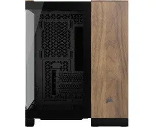 Boîtier PC Corsair 2500X NOIR/BOIS noir et bois à panneau mesh
