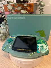 Game Boy Advance Edition Bulbizarre LCD translucide turquoise avec Bulbizarre