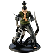 Figurine Naruto Shippûden Shikamaru Nara en noir et vert, cheveux en pics