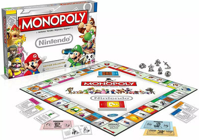 Plateau Monopoly Nintendo Collector édition française coloré