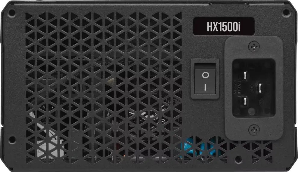 Alimentation Corsair HX1500i 80PLUS Platinum noire mat avec grille diamantée