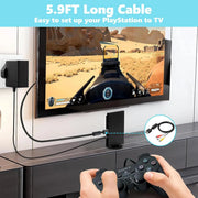 Câble RCA noir 5.9ft HDMI vers 3 RCA pour PS TV, produit Câble RCA - PS2