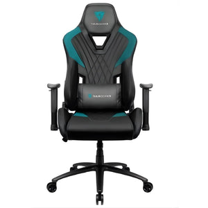 Fauteuil gamer ThunderX3 DC3 Air noir et bleu, ThunderX sur appui-tête