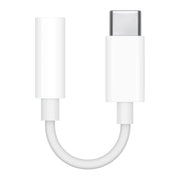 Adaptateur jack 3,5 mm vers USB-C blanc design minimaliste
