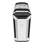 Boîtier PC ASUS TUF Gaming GT501 White Edition blanc et noir design angulaire