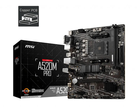 MSI A520M PRO (AM4)