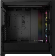 Boîtier PC Corsair iCUE 5000D RGB Airflow NOIR noir mat avec panneau latéral transparent et ventilateurs RGB