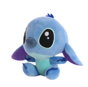 Peluche Bébé Stitch Lilo & Stitch bleu aux grandes yeux noirs