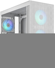 Fractal Design Pop Air RGB White TG Clear Tint avec ventilateurs RGB illuminés