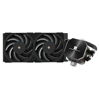 Système de refroidissement liquide triple-ventilateurs noir Thermalright Frozen Edge 240 Black avec radiateur angulaire et tête de pompe métallique polie