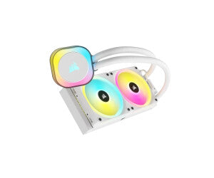 CORSAIR iCUE Link H100i 240 RGB Liquid CPU Cooler - Blanc image 4