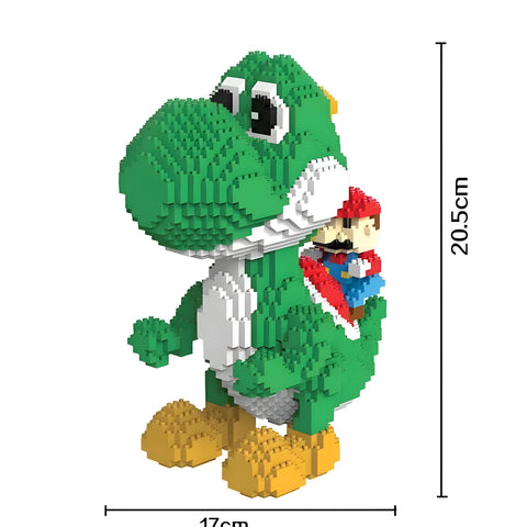 Bricks Super Mario Yoshi – Modèle Mario & Yoshi – Pixel Art 3D — dans le même univers que Bricks de Construction Pokemon Coiffeton