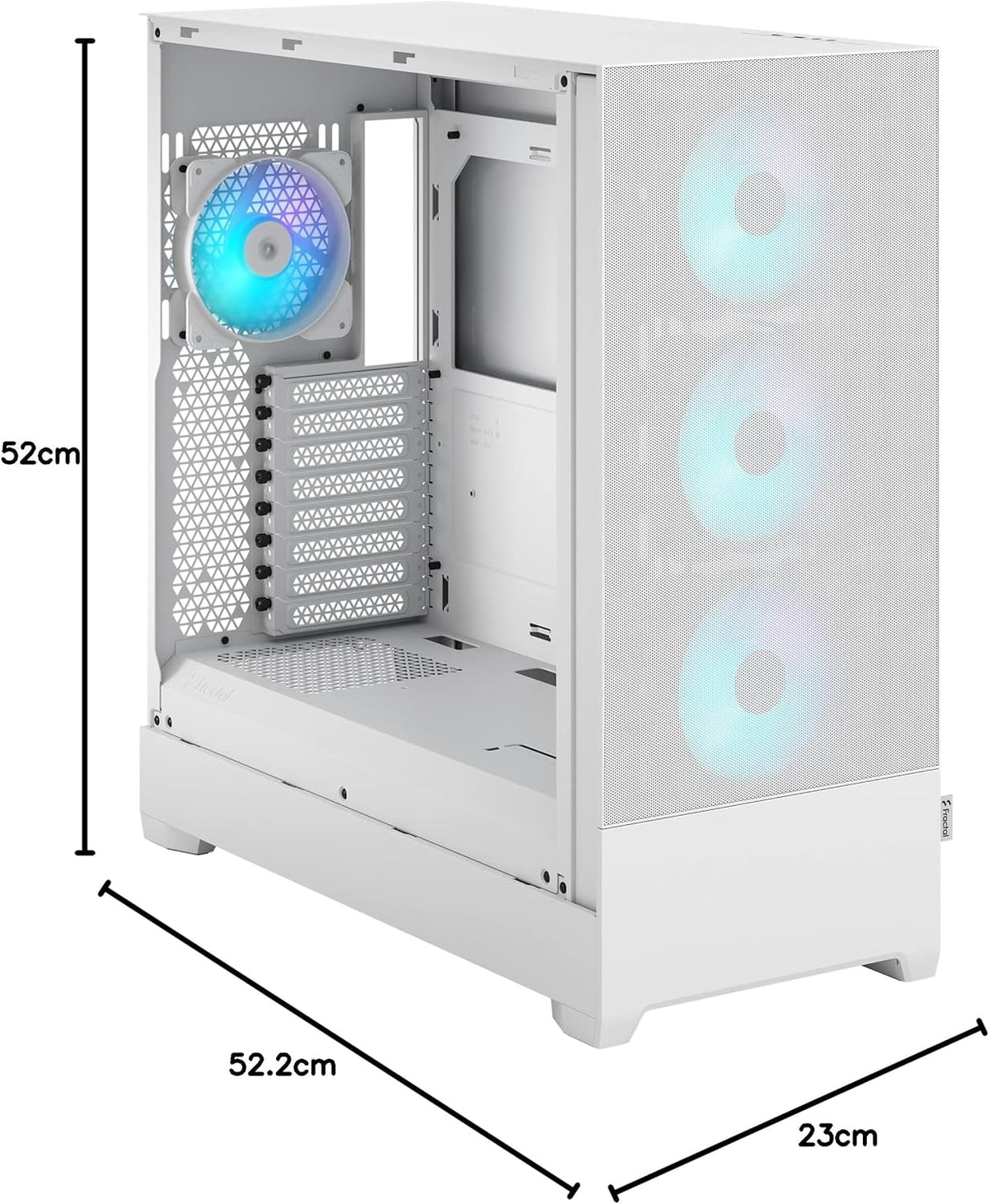Fractal Design Pop Air - White TG Clear Tint image 10