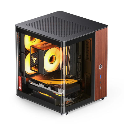 Boîtier PC Jonsbo TK-0 Noir/Bois - Mini Tour Mini-ITX