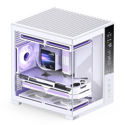 Boîtier PC Jonsbo D34 Blanc - Mini Tour Micro-ATX