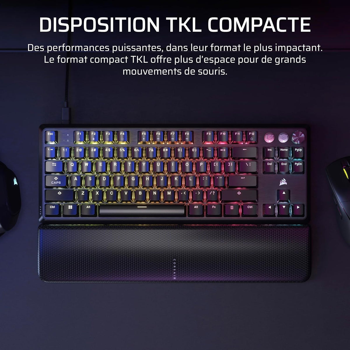 Corsair K70 MAX RGB Magnetic - Mécanique - Noir - FR image 13