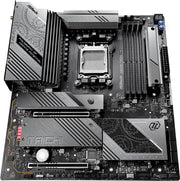 Carte mère ASRock X870E Taichi Lite AM5 noire et argentée design angulaire