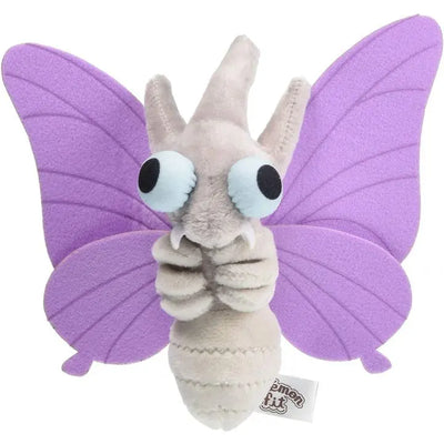 Peluche Pokémon Butterfree Aéromite coton doux 15 cm beige violet