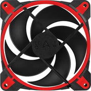 Ventilateur Arctic BioniX P120 12 cm noir et rouge avec accents blancs
