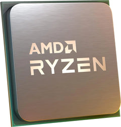 Processeur AMD Ryzen 7 7700 AM5 argent brossé et logo blanc